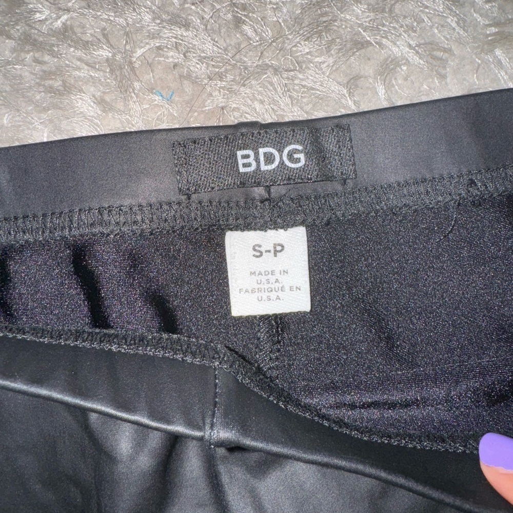 BDG Black Leather Leggings! - Picture 3 of 4